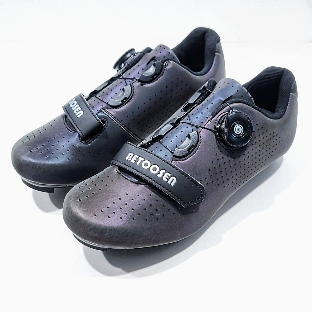 BETOOSEN Cycling Shoes Iridescent Purple SPEED Road Spin Size EU 36 Wmn 5 US - Picture 4 of 11